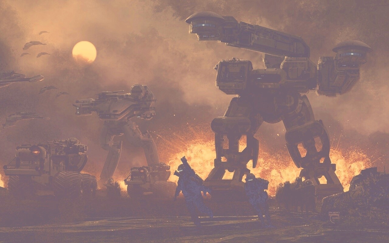 Война будущего обои