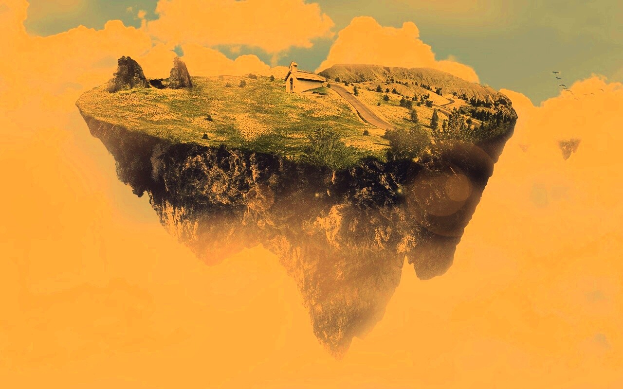 Летающий острв обои