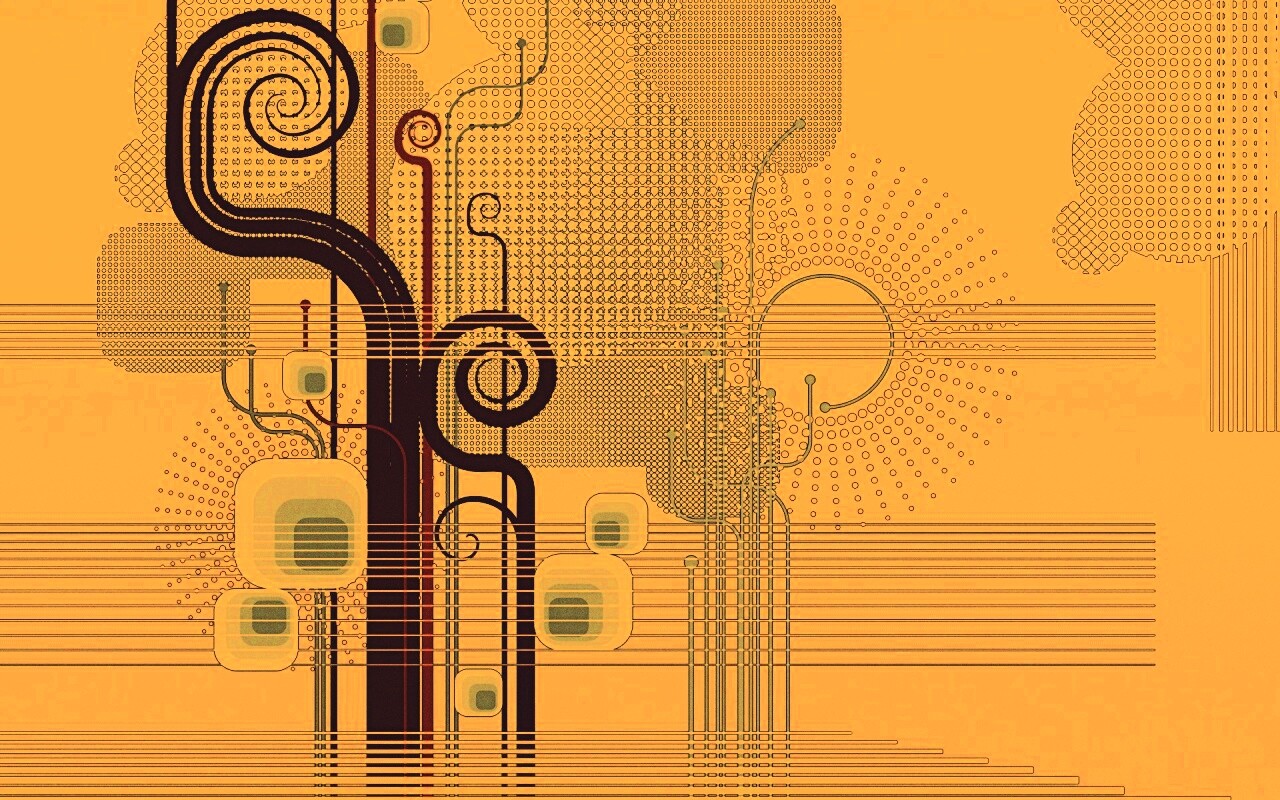 Линии и точки обои