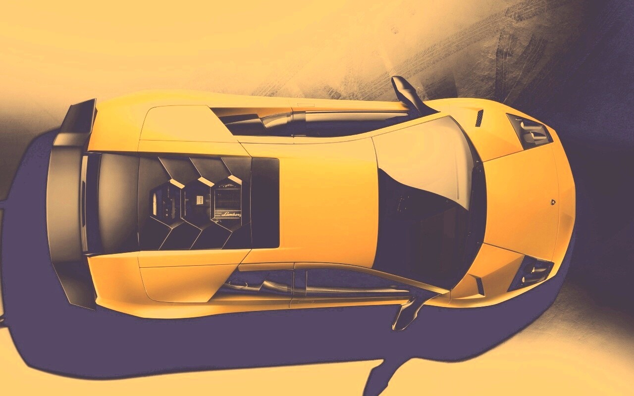 Ламборджини вид сверху обои