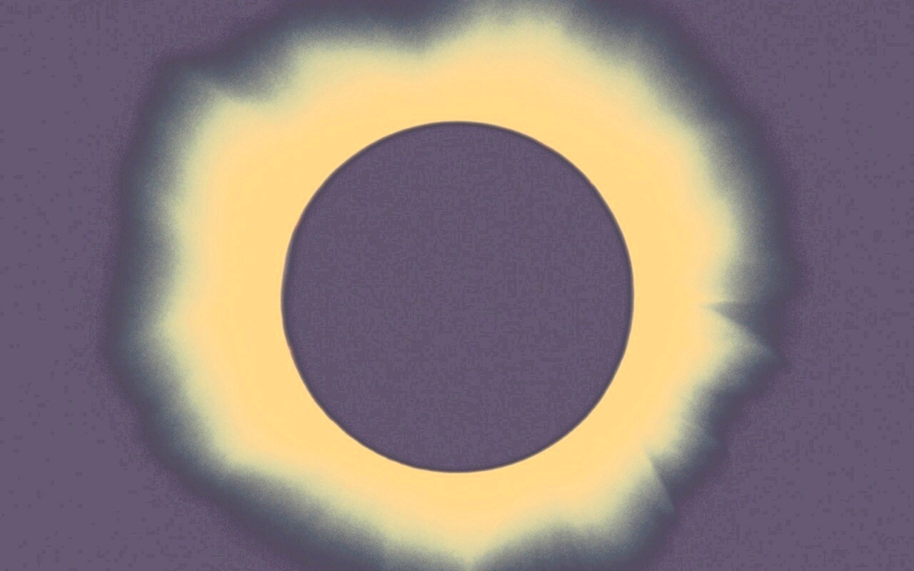 Полное солнечное затмение обои