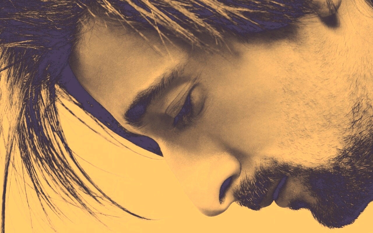 Чёрно-белое фото обои