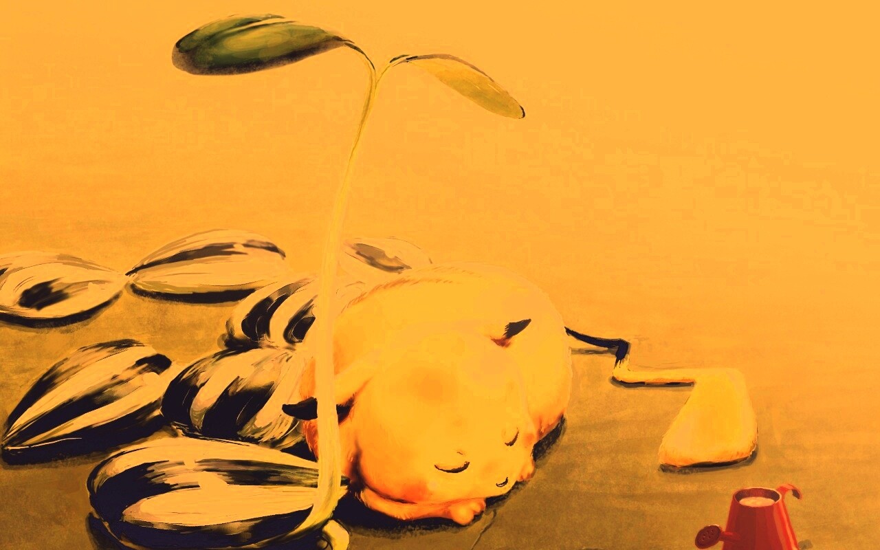 Пикачу отдыхает обои