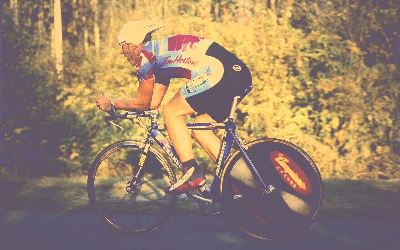 Велосипедист обои