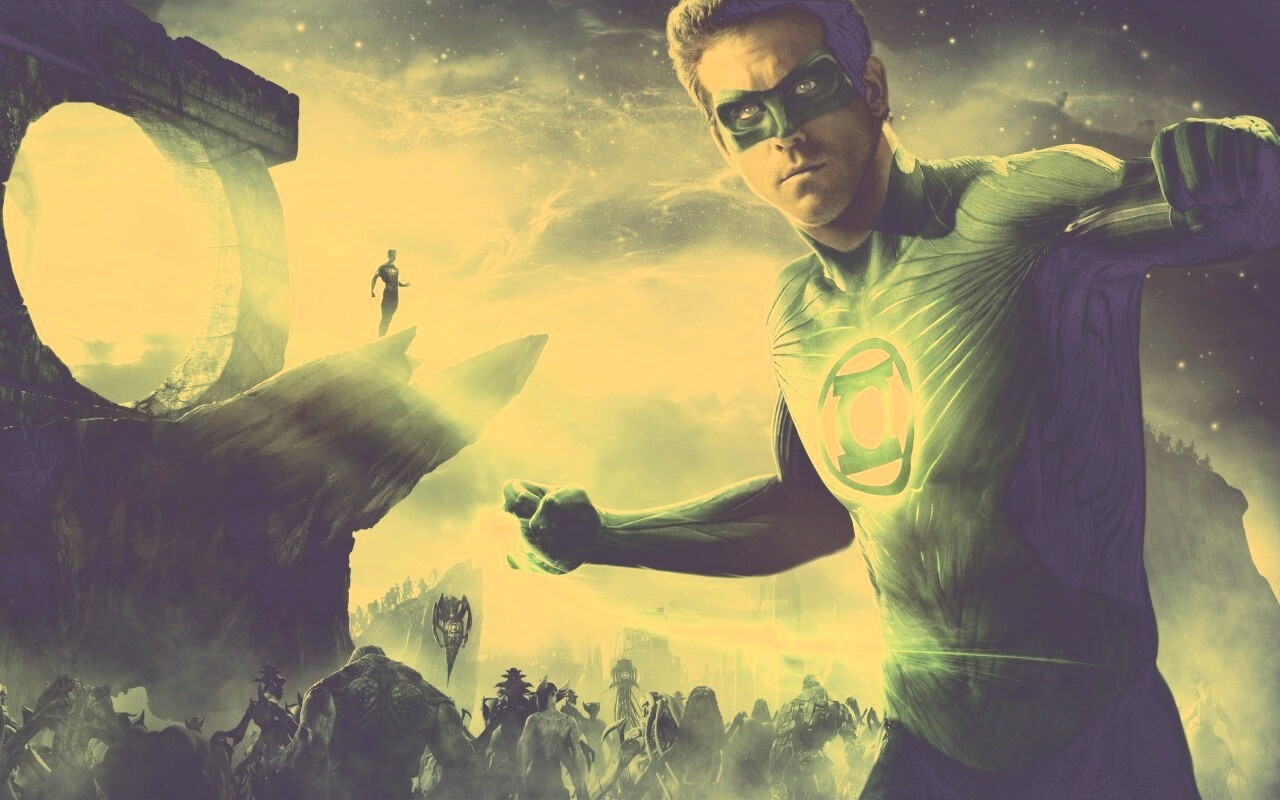 Зелёный фонарь обои