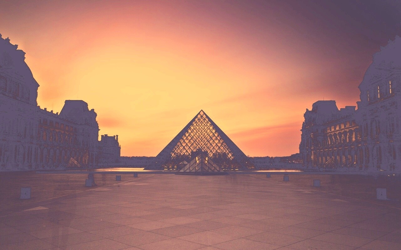 Лувр обои