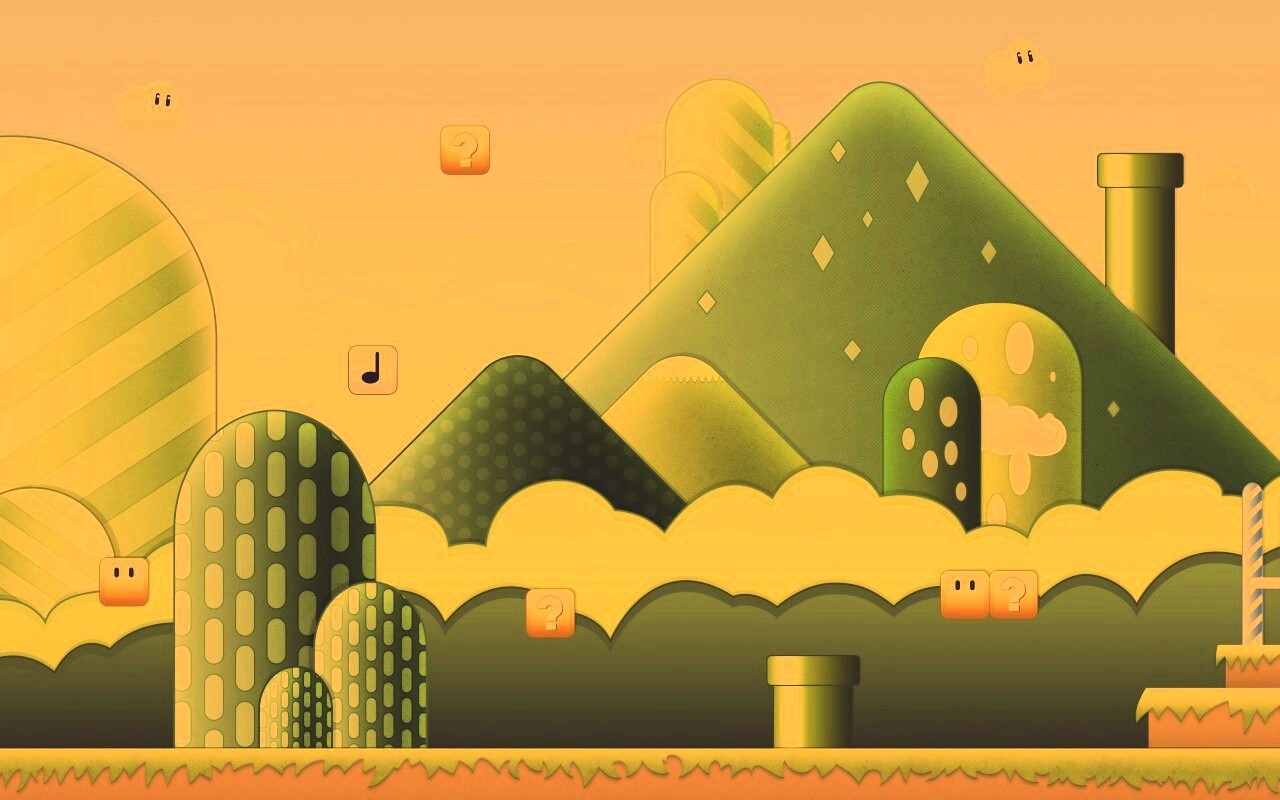 Мир Супермарио обои