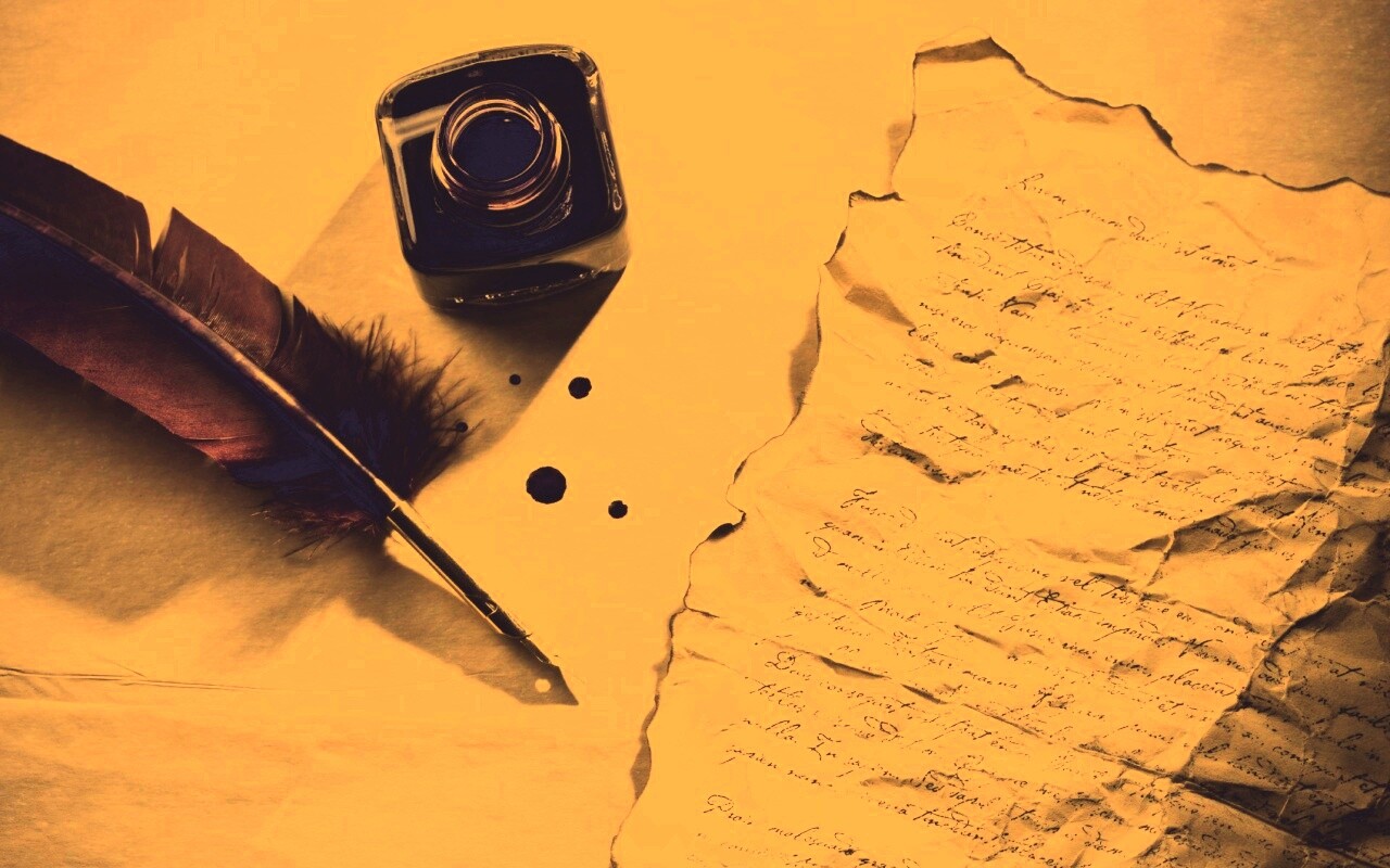 Мятое письмо обои