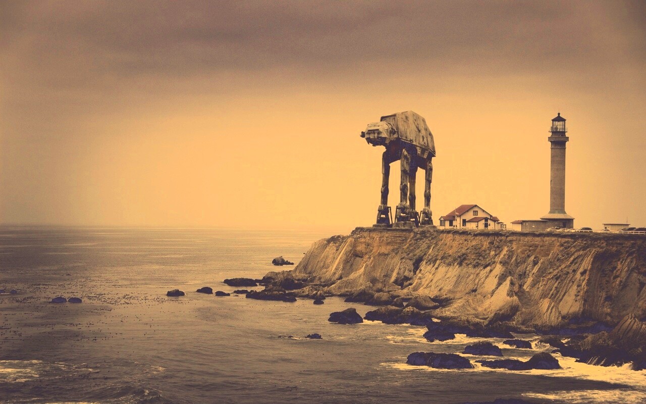 Звездные войны в нашем мире обои