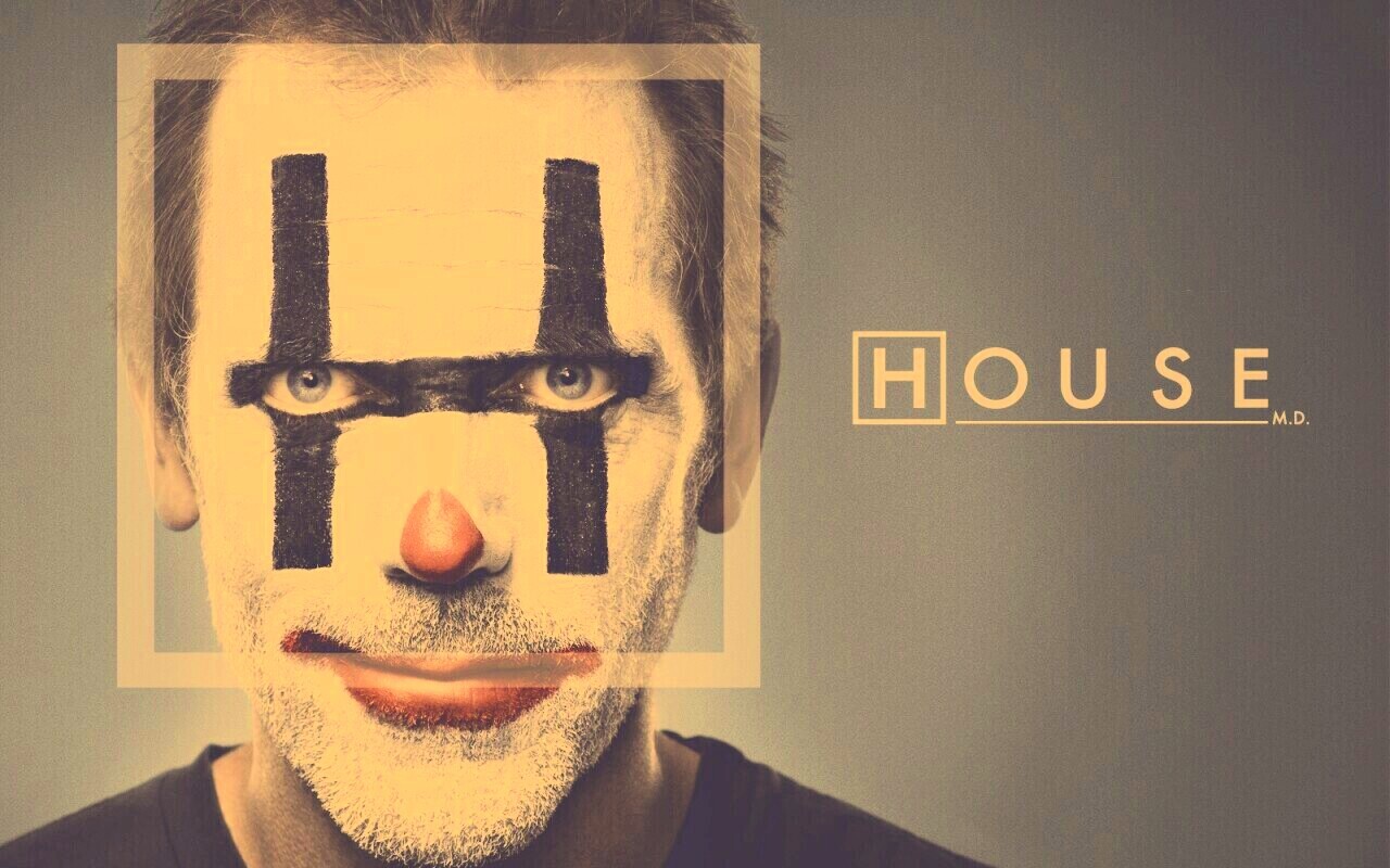 Клоун доктор Хаус обои