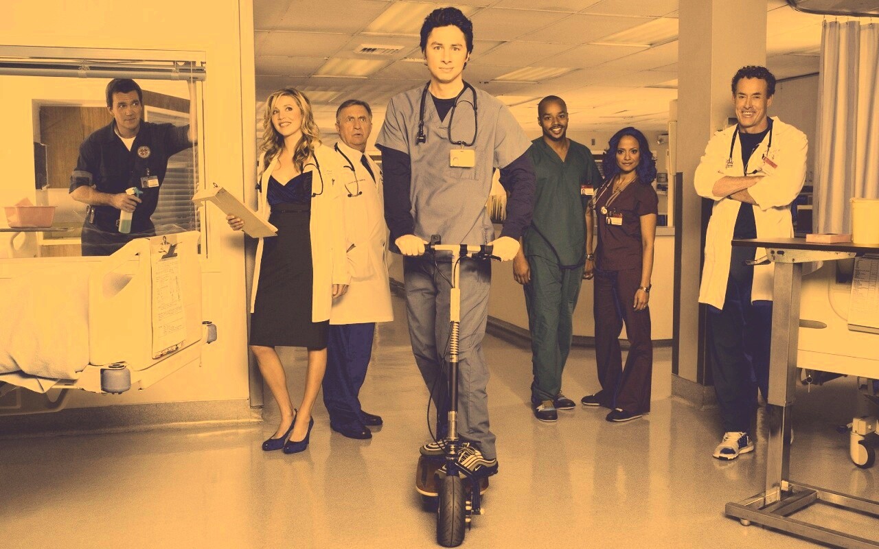 Герои сериала Клиника обои