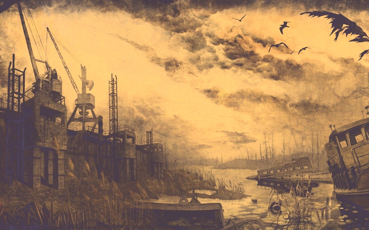 Панорама из Сталкера обои