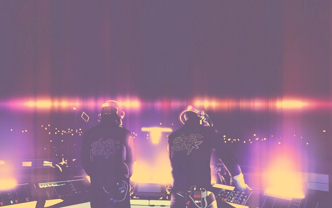 Концерт Daft Punk обои