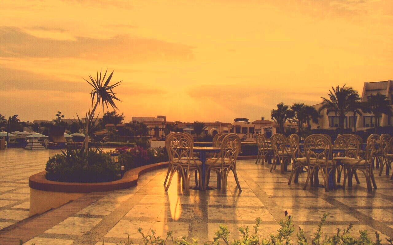 Закат в Хургаде обои