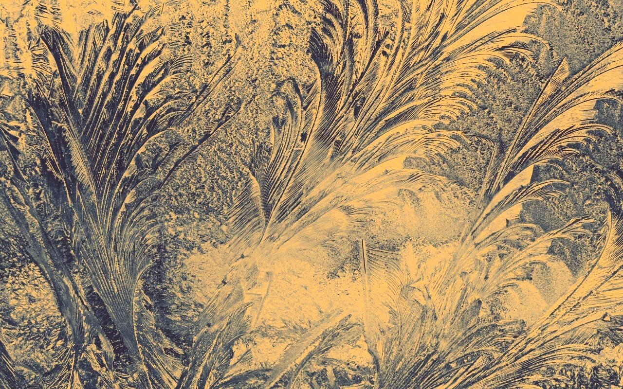 Зимние узоры обои