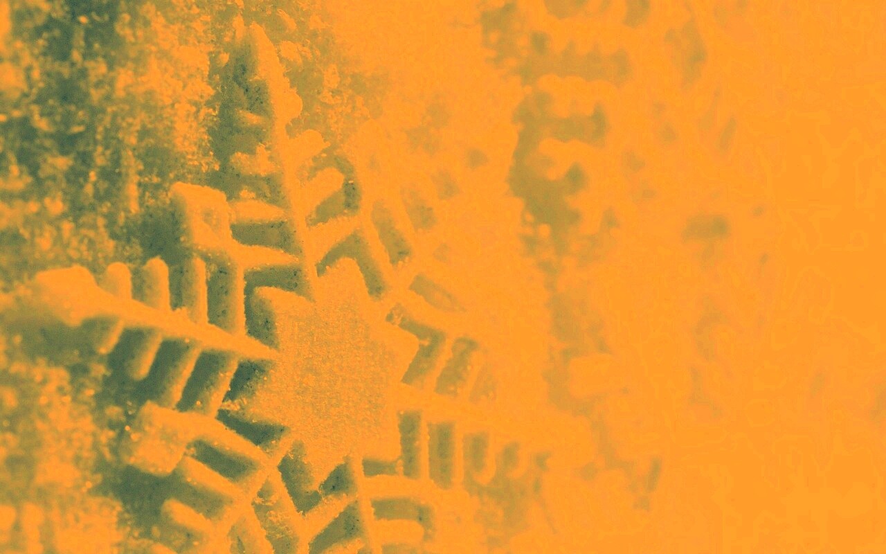 Голубая снежинка обои