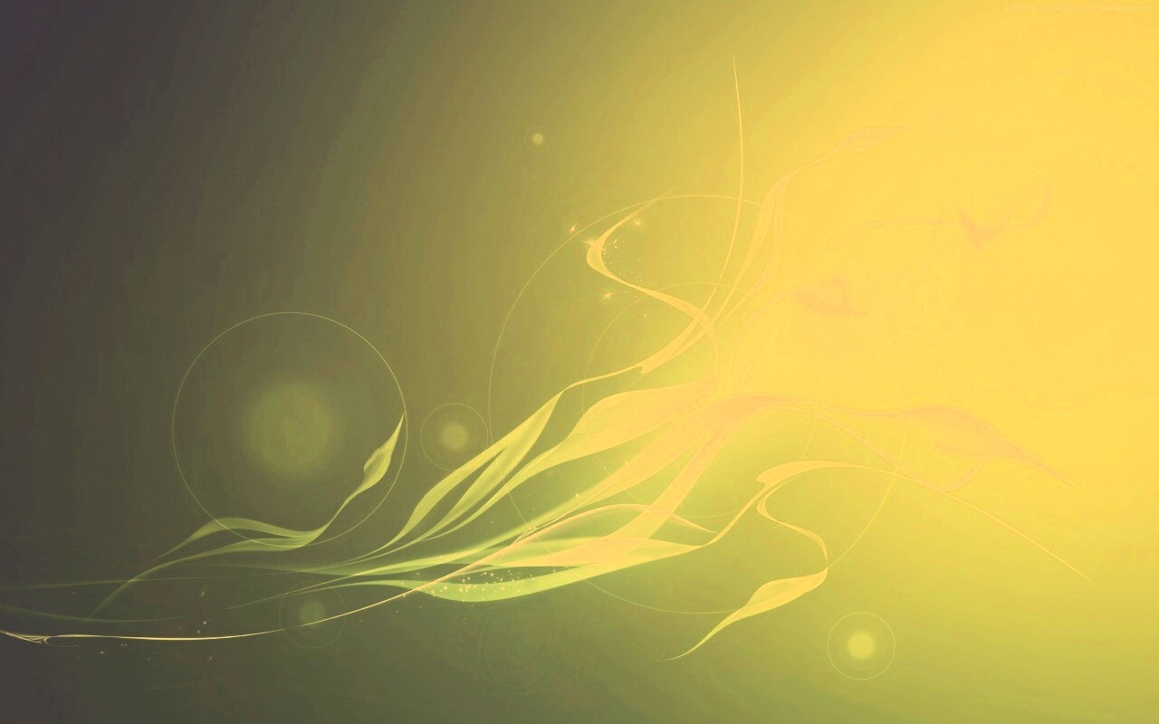 Зеленые абстрактные лепестки обои