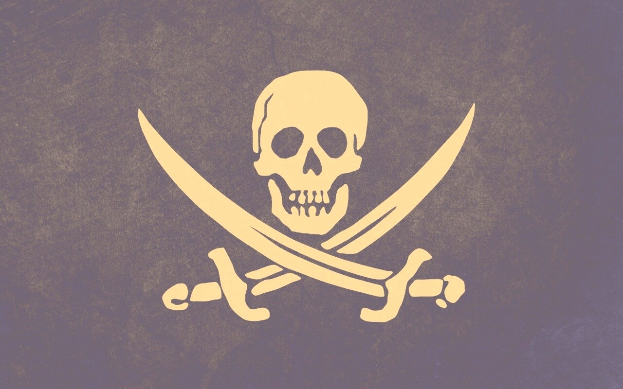 Пиратский флаг обои