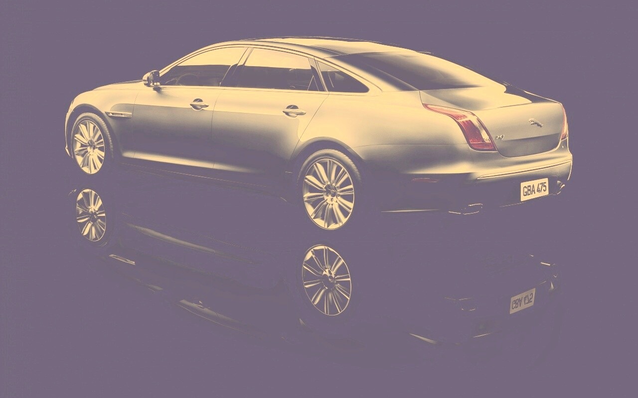 Шикарный седан от ягуар обои