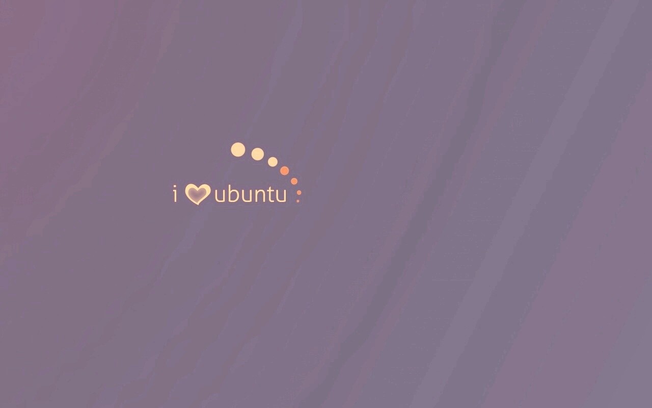 Я люблю убунту обои