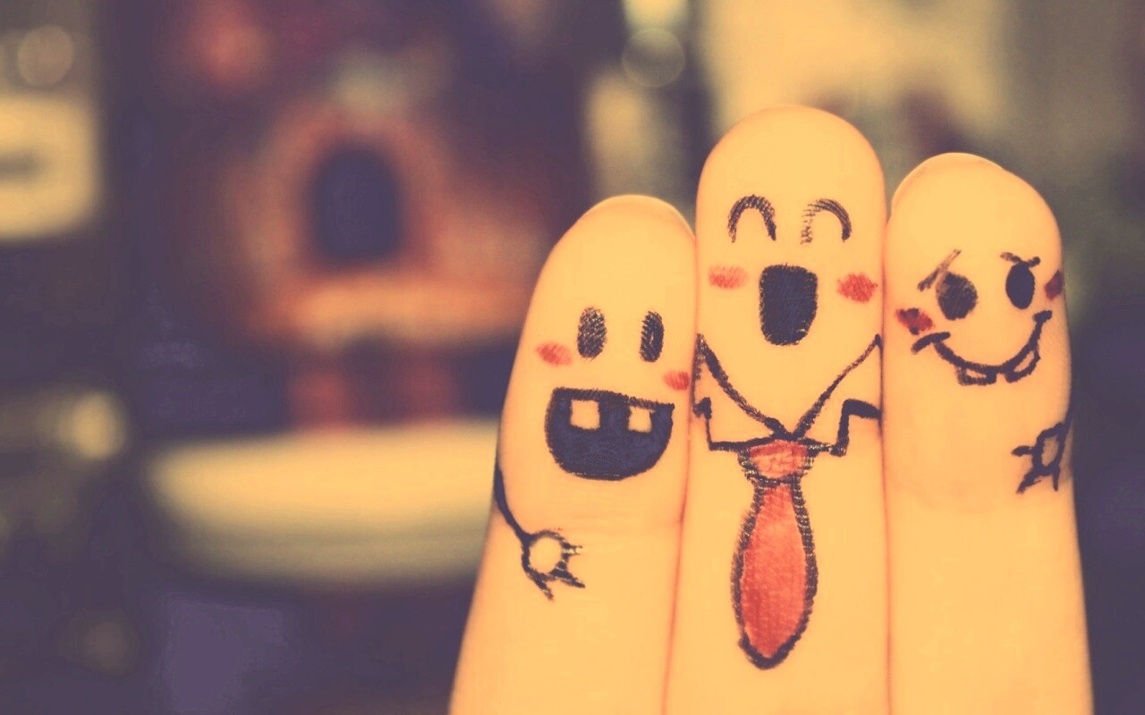 Пальцы-друзья обои