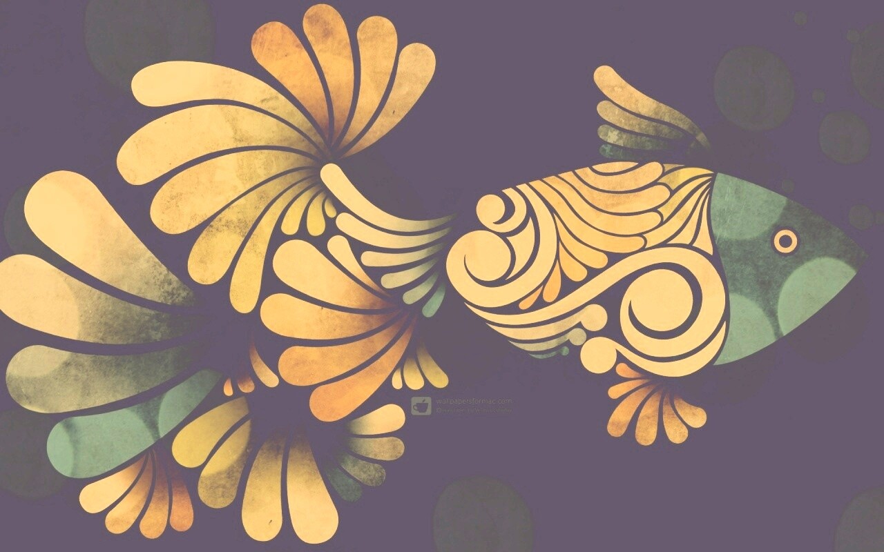 Узор «Рыбка» обои