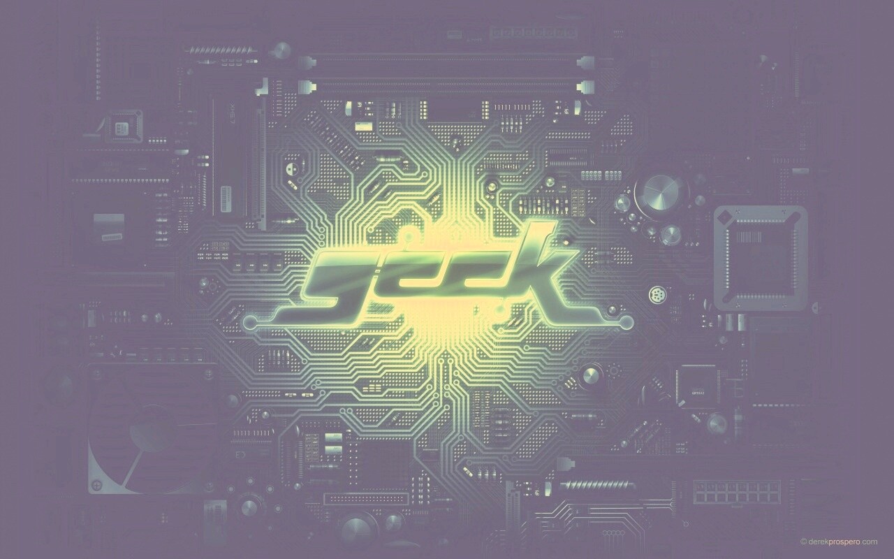 Печатная плата Geek обои