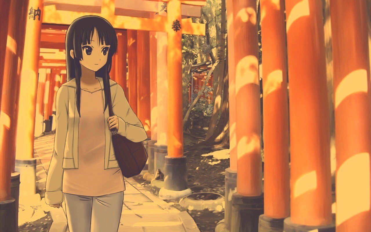 Акияма Мио обои