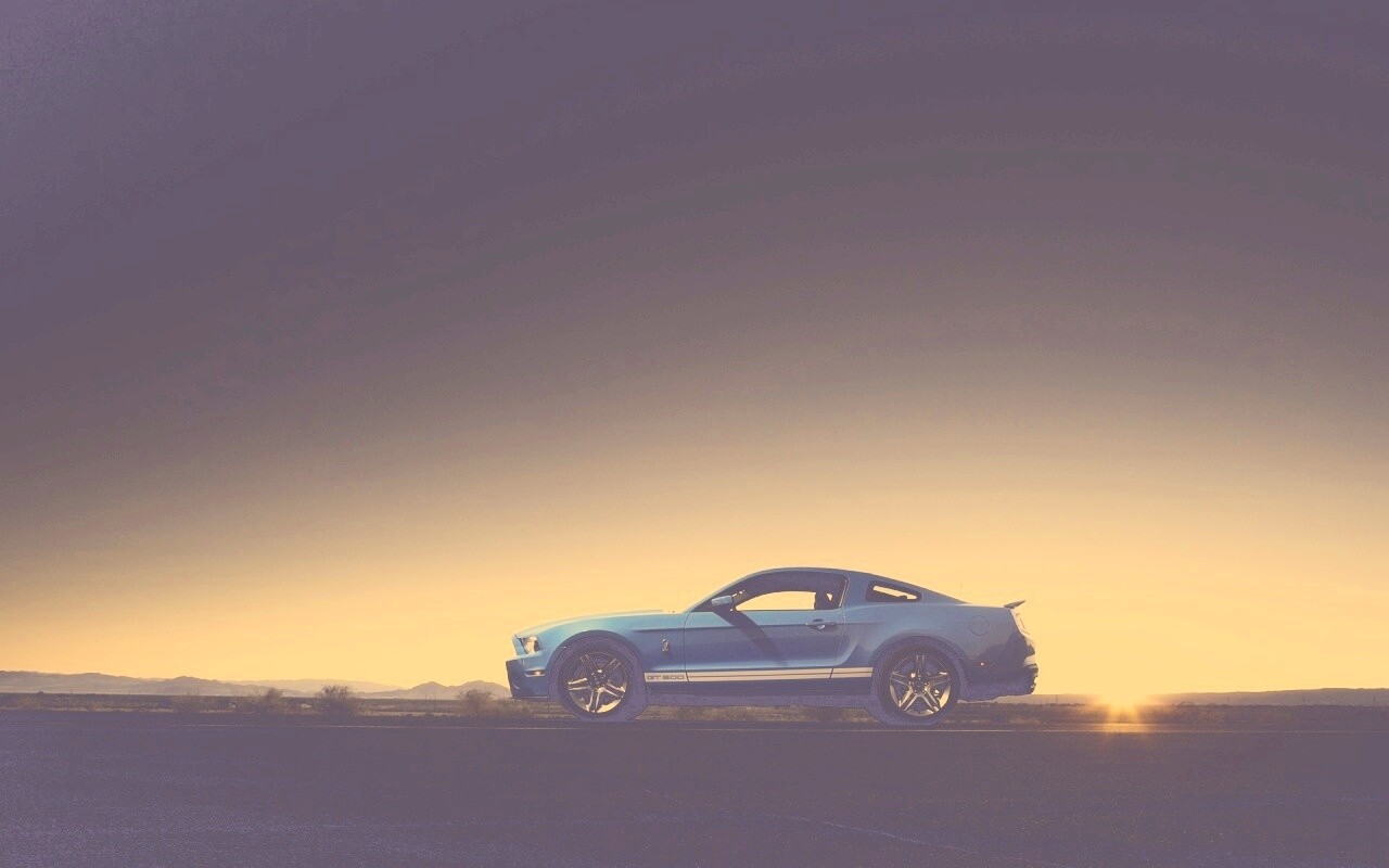 Синий форд мустанг обои