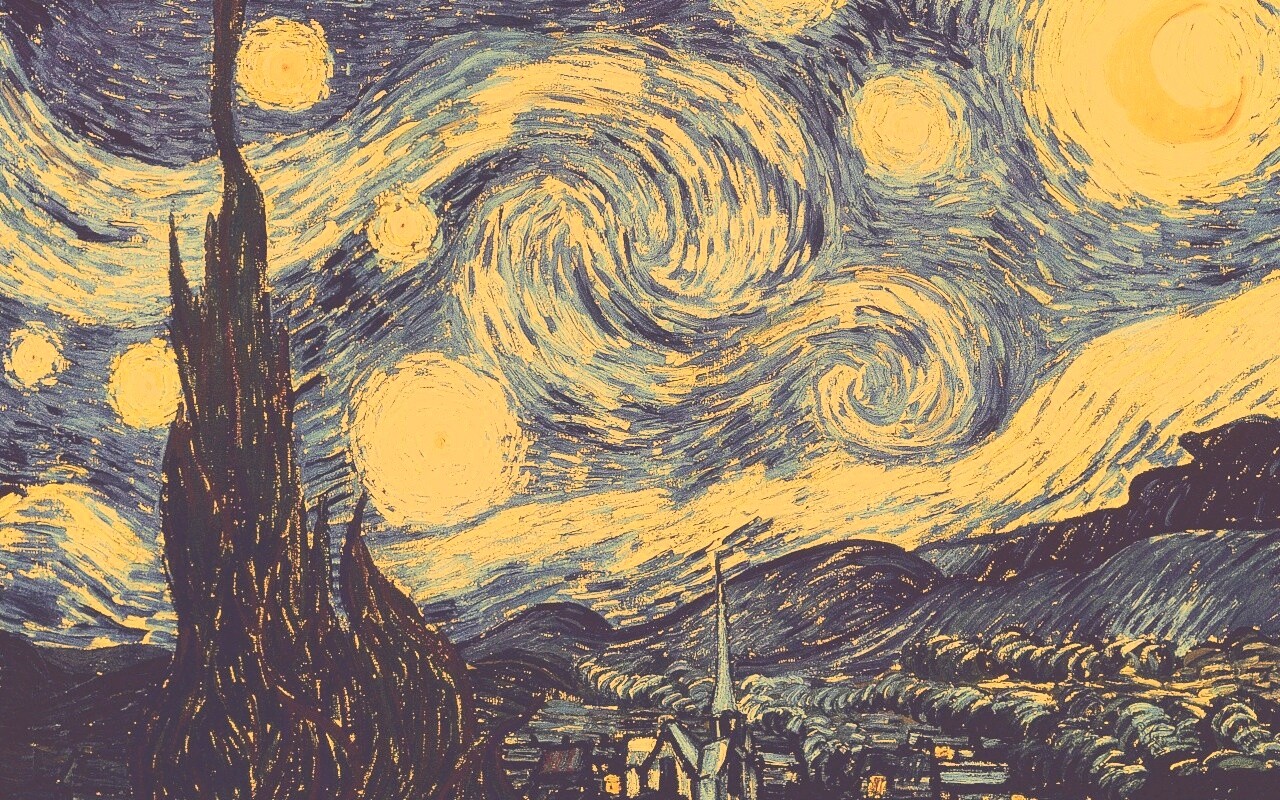 Рисунок города маслом обои