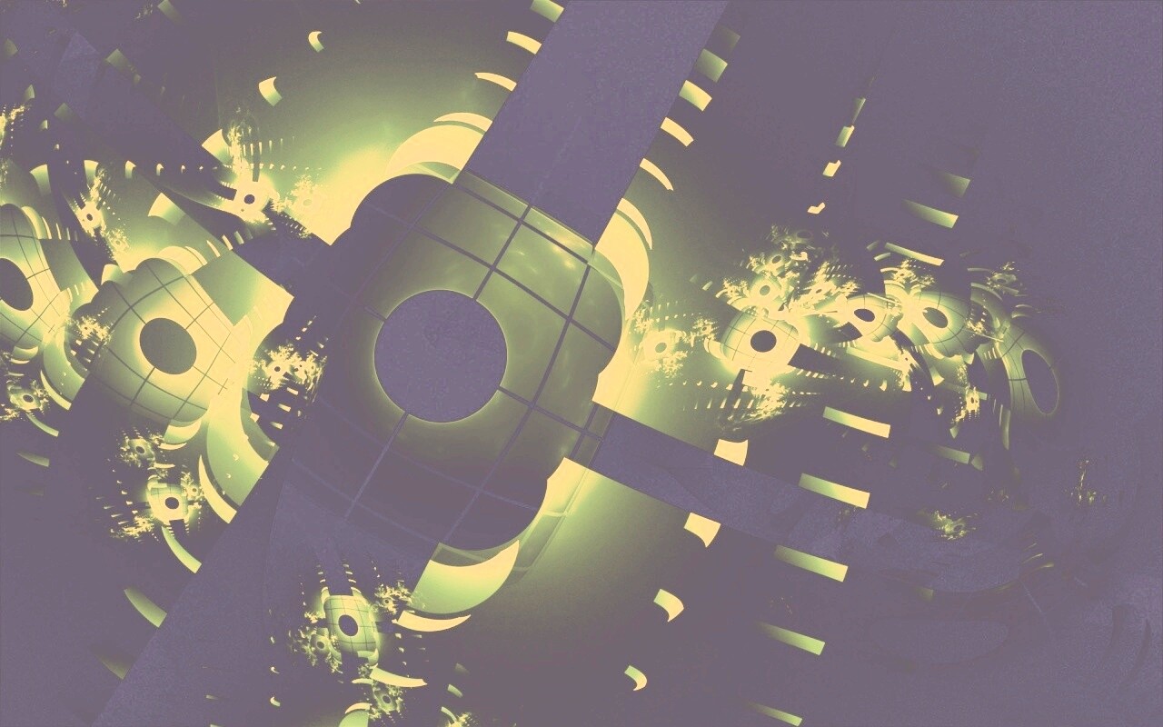 Абстрактные темно-зеленые фигуры обои