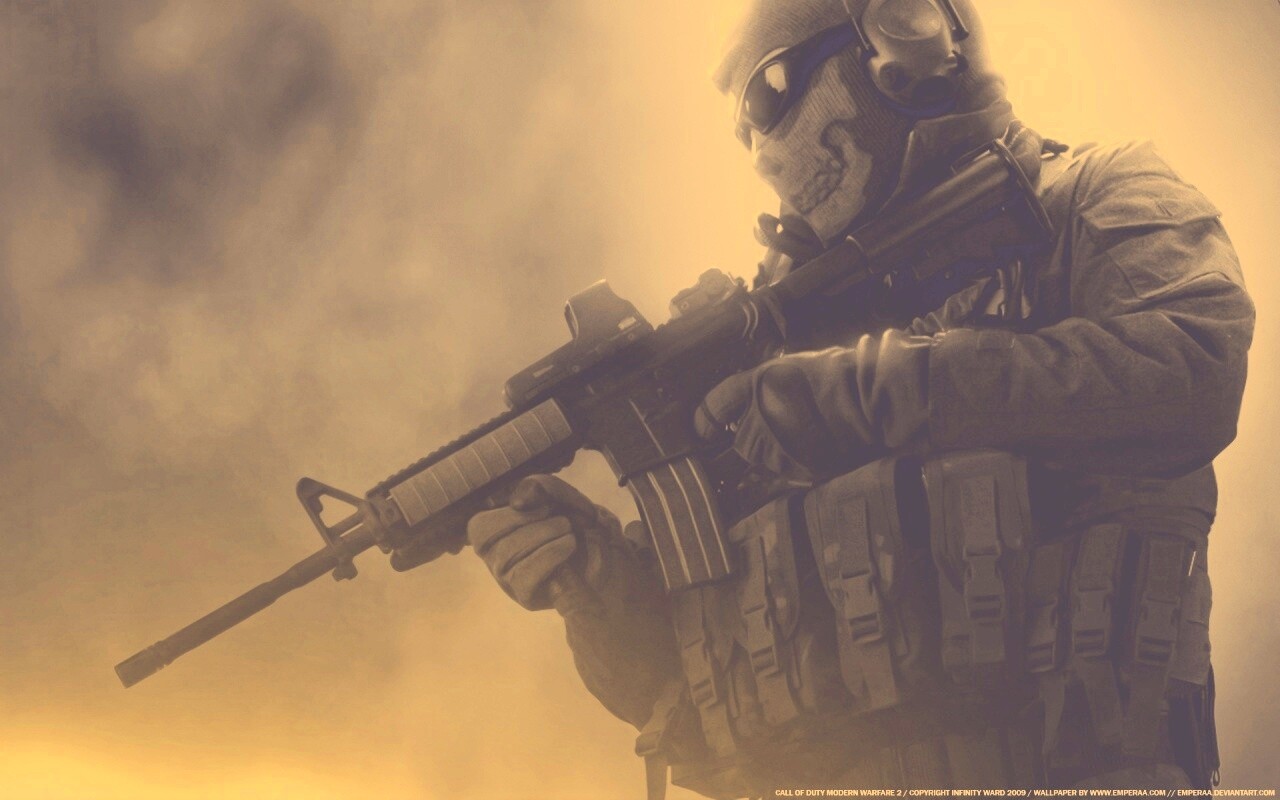 Солдат в маске обои