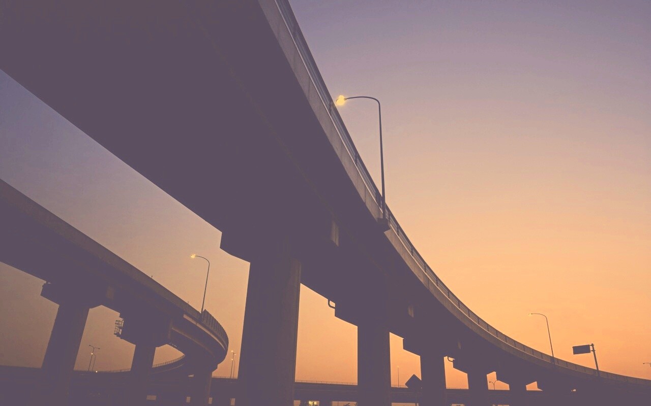 Дорожная развязка обои