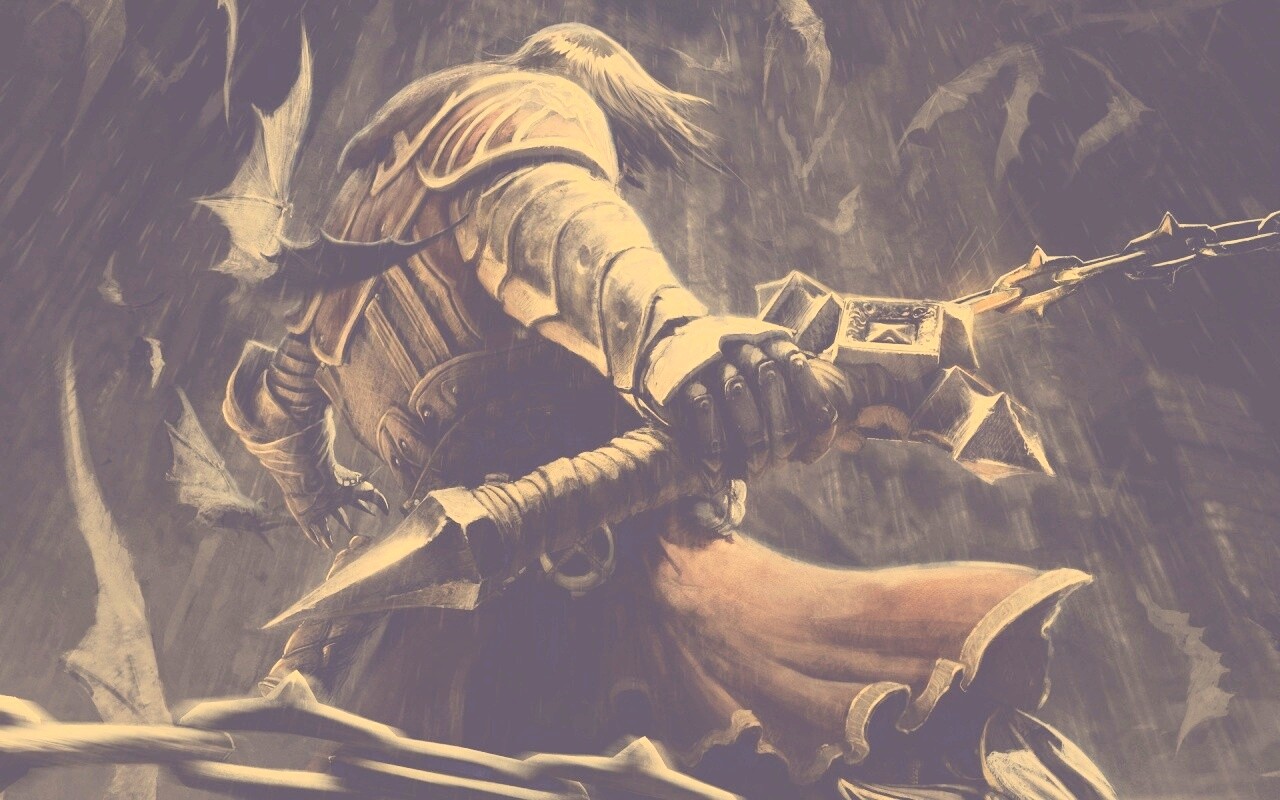 Воин с булавой обои