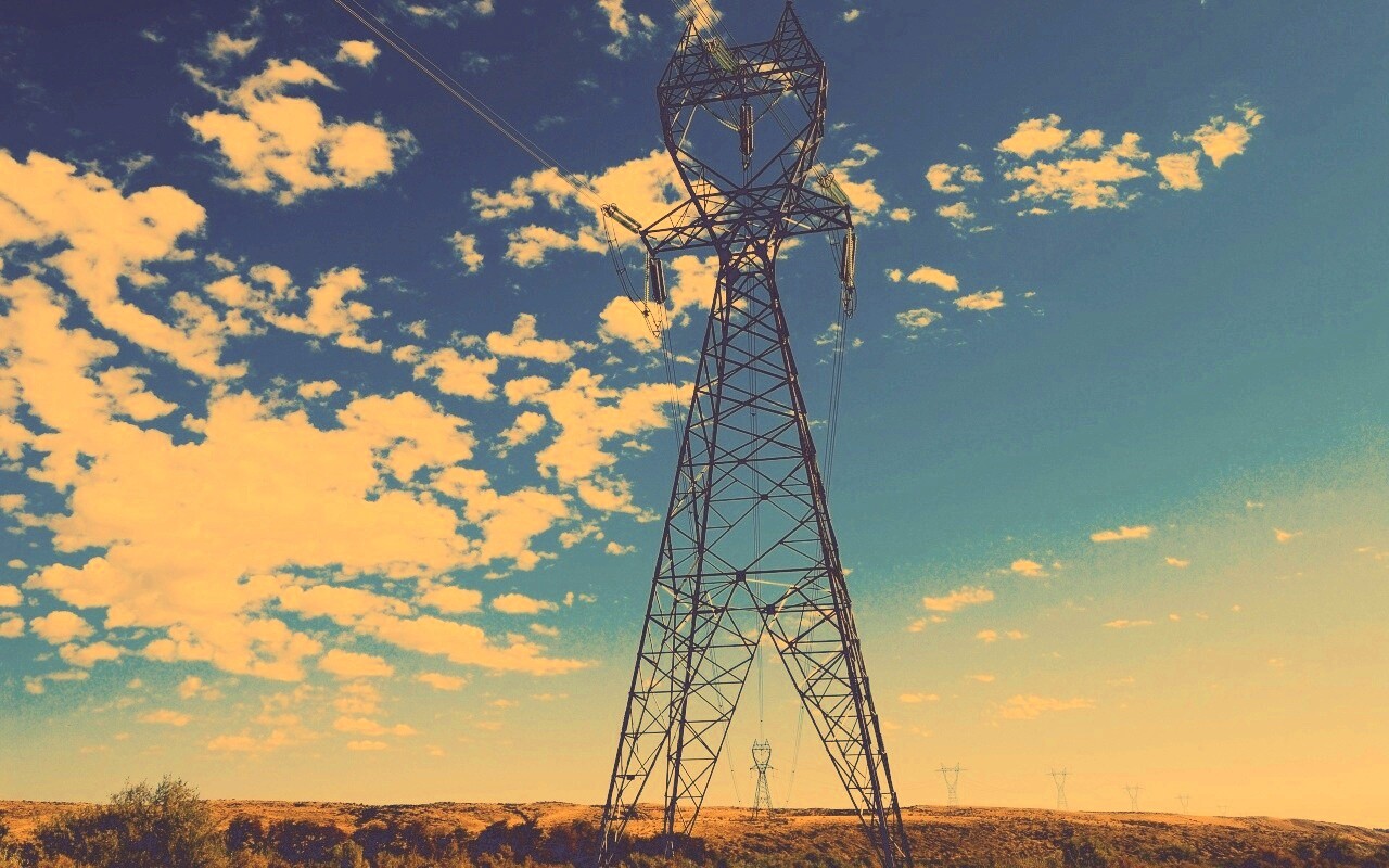 Линии электро передач обои