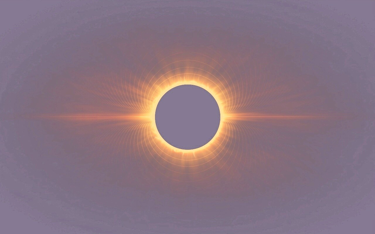 Солнецное затмение обои