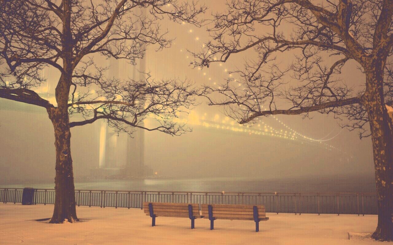 Вечер в Нью-Йорке обои