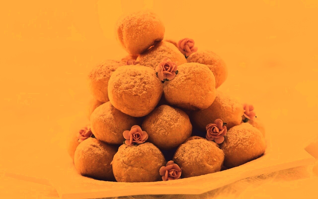 Круглые пироженки обои