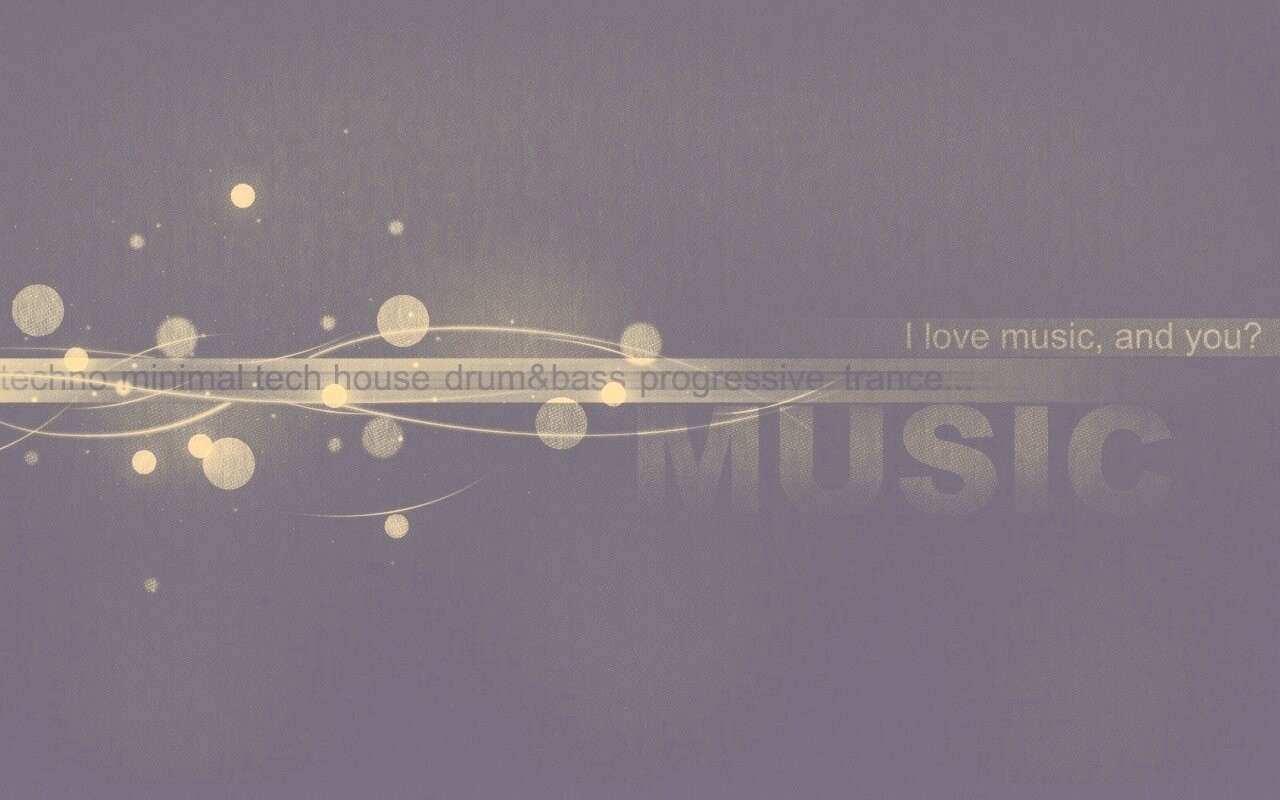 Я люблю музыку, а ты? обои