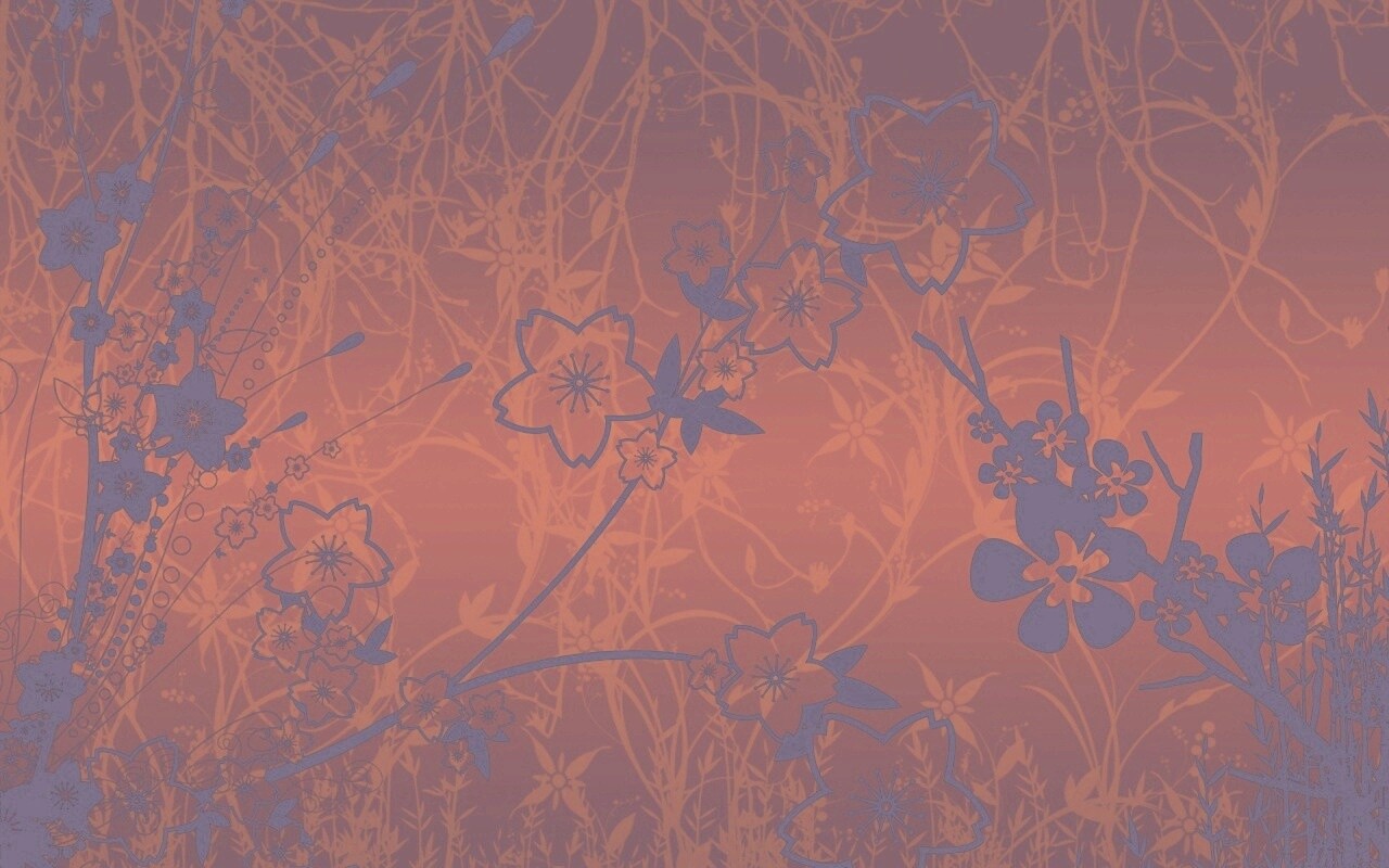 Цветы в векторе обои