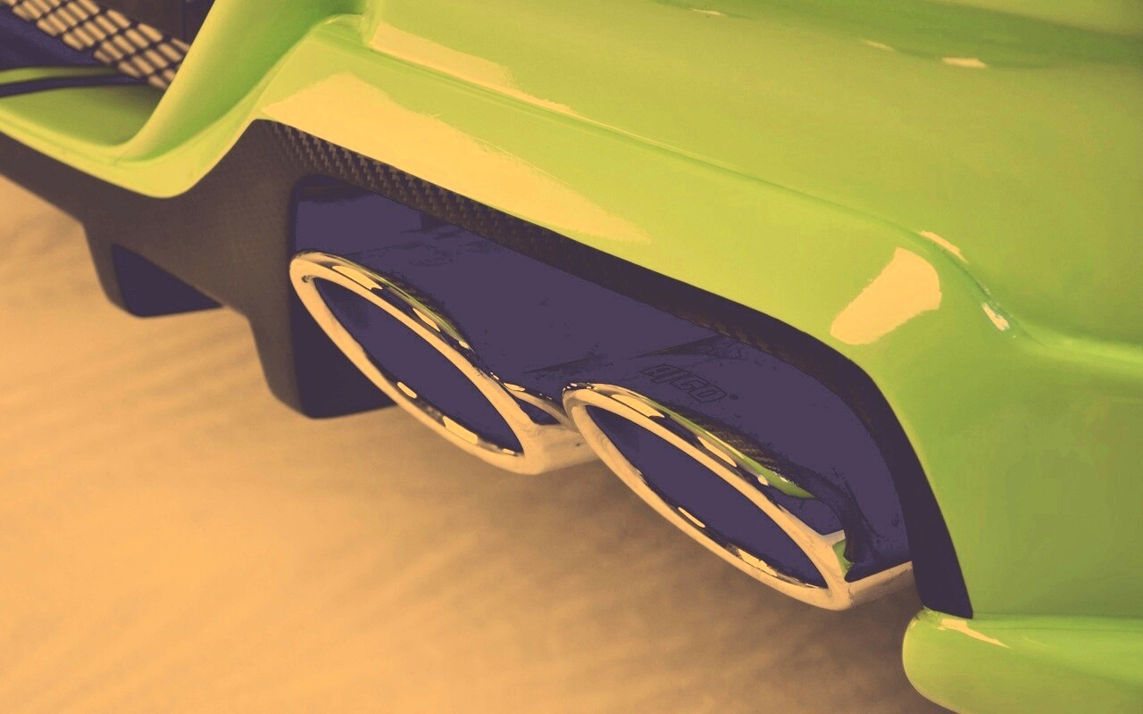 Выхлопная труда обои