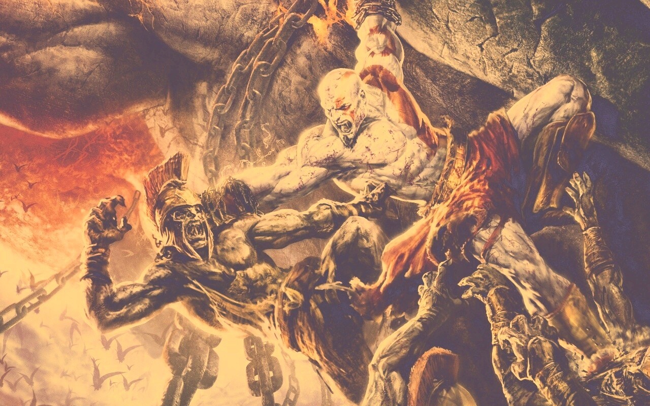 Бог войны обои