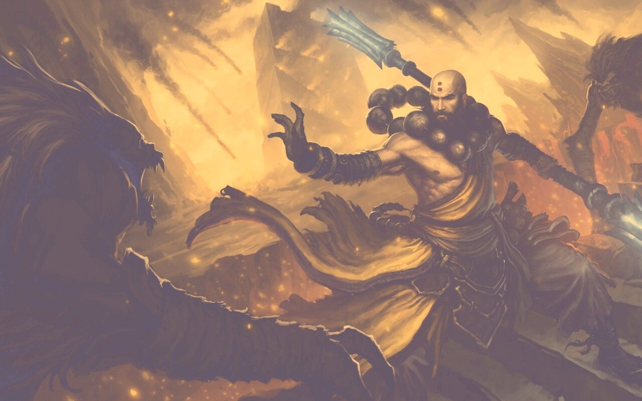 Монах из Diablo 3 обои