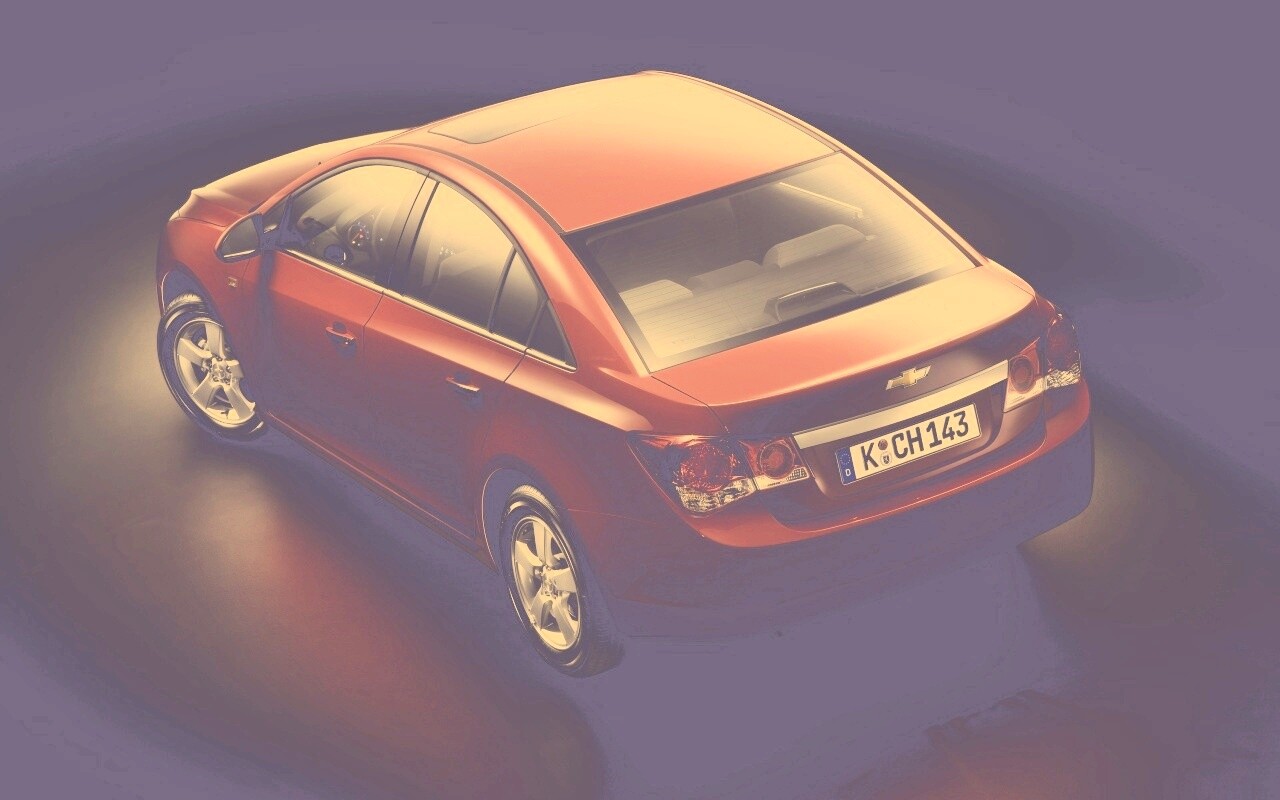 Шевроле Cruze красного цвета обои