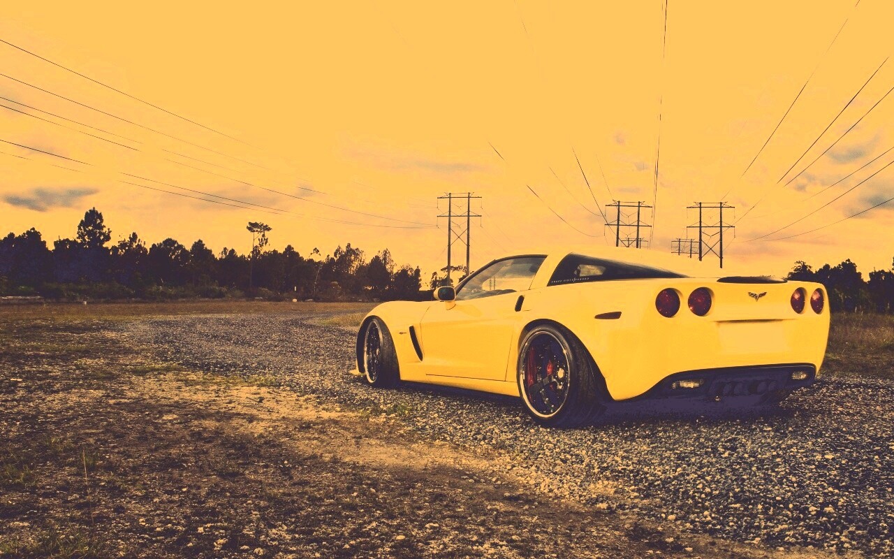 Chevrolet corvette обои