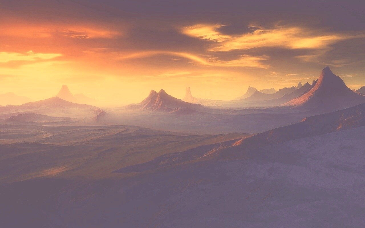 Инопланетный ландшафт обои