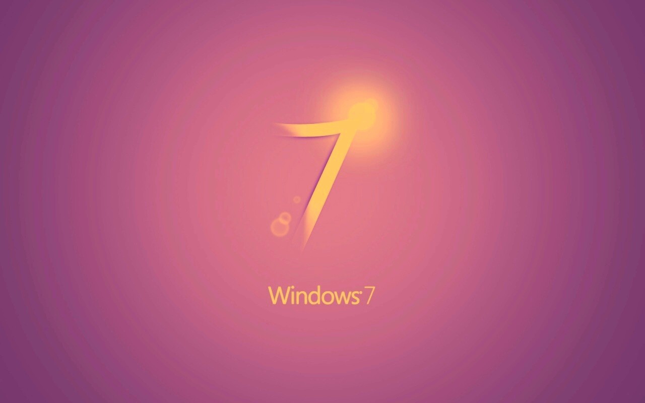 Сиреневый фон Windows 7 обои