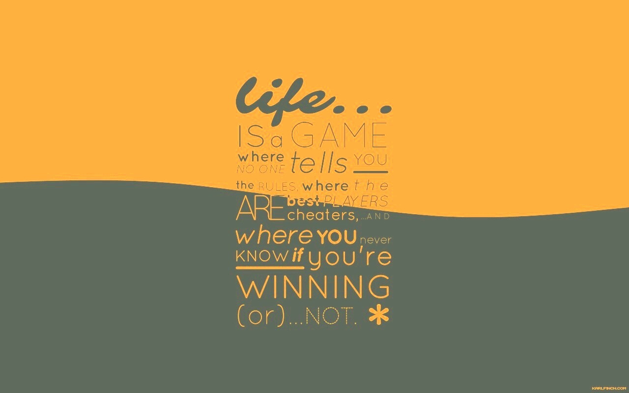 Жизнь - игра обои