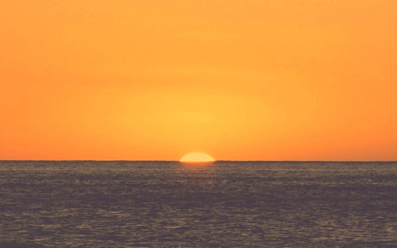 Идеальный закат обои