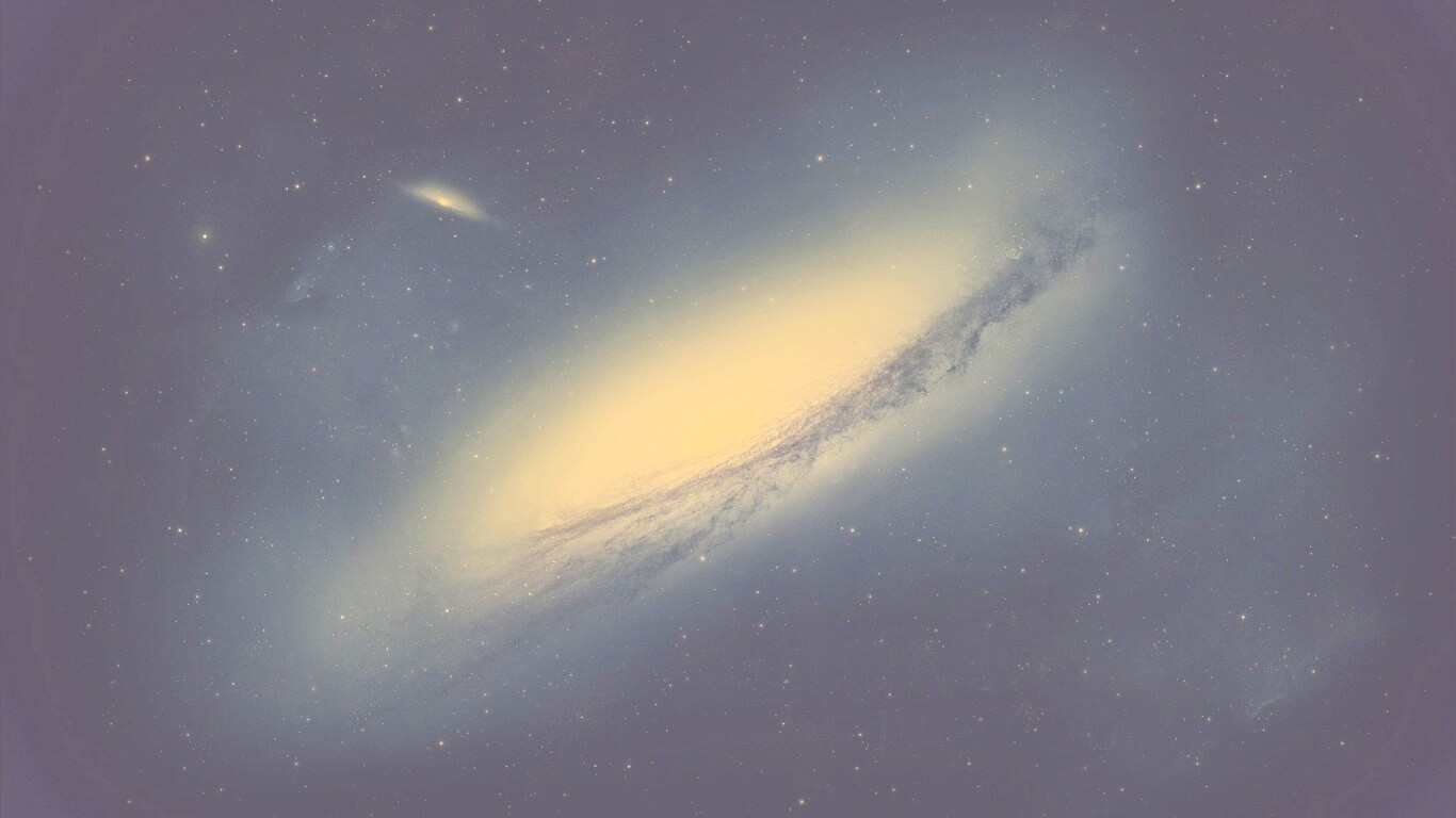 Вид на галактику обои